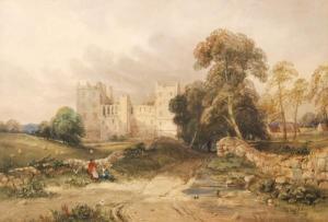 NICHOLSON Emily 1842-1869,A ruined castle in Wales,Fieldings Auctioneers Limited GB 2018-07-28