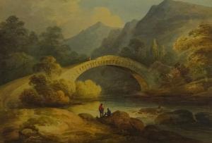 Nicholson George 1787-1878,Bridge at Egton near Whitby,David Duggleby Limited GB 2020-11-06