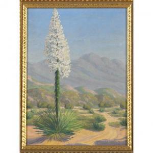 NICHOLSON George Washington,blooming yucca in the desert,Rago Arts and Auction Center 2013-01-12