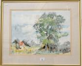 NICHOLSON Leta 1900,The Great Tree Flatford Mill,Andrew Smith and Son GB 2022-07-16