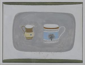 NICHOLSON Rachel 1934,Still Life with Two Green Stripes,2014,Denhams GB 2023-10-04