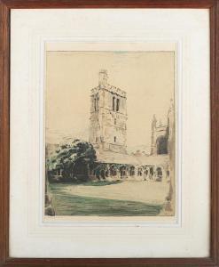NICHOLSON William 1781-1844,New College, Oxford,Tooveys Auction GB 2023-01-18