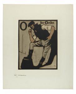NICHOLSON William 1872-1949,O is for Ostler, from: An Alphabet,1897,Christie's GB 2024-04-12