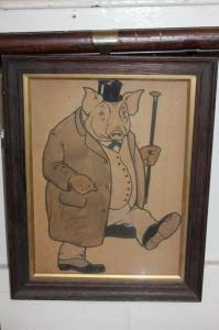 NICHOLSON William 1781-1844,pig dressed as a gentleman in suit,Henry Adams GB 2018-10-10