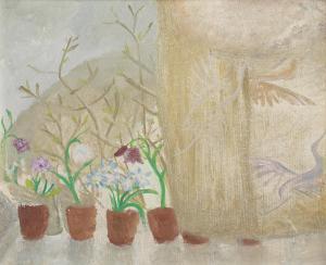 NICHOLSON Winifred 1893-1981,My Bedroom Window,1973,Bonhams GB 2023-11-22