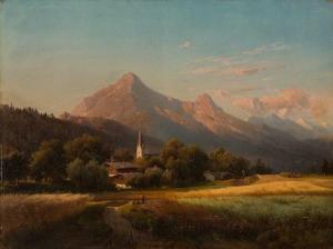 NICKOL Adolf Karl Fr 1824-1905,Alpine Landscape,1880,Auctionata DE 2015-11-28