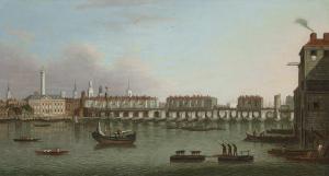 NICKOLLS JOSEPH 1726-1755,The City of London from the south bank of the Tham,Christie's 2021-07-09