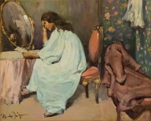 NICOLA FIRPO 1911-1982,Donna allo specchio,Wannenes Art Auctions IT 2018-11-29