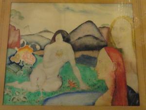 NICOLAIDES Kimon 1892-1935,Jardin d'Eden,1923,Aguttes FR 2013-03-06