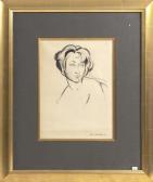 NICOLAIDES Kimon 1892-1935,Portrait of a lady,Eldred's US 2021-06-11