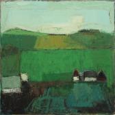 NICOLAISEN Oscar 1912-1988,Green landscape with houses,1959,Bruun Rasmussen DK 2011-12-12