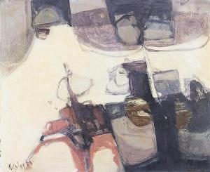 NICOLAS André Suter, called 1943,Composition abstraite,1966,Dogny Auction CH 2015-03-17