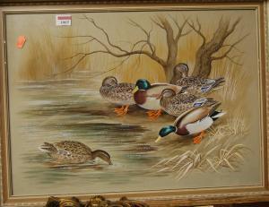 NICOLAS Paul 1885-1952,Ducks,Lacy Scott & Knight GB 2017-09-02