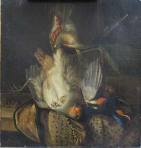 NICOLAY Jan Hendrick 1766-1826,Nature Morte aux oiseaux,EVE FR 2011-12-15