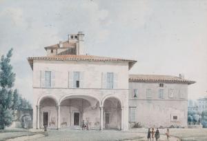 NICOLLE Victor Jean,La « maison de Raphaël » à la Villa Borghèse à Rom,Joron-Derem 2023-12-20