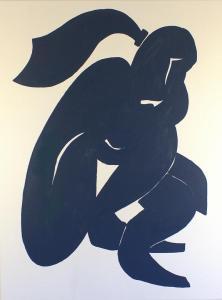 NIEDźWIEDź Maciej,Niebieski akt (wg Matisse\`a),2017,Sopocki Dom Aukcjny PL 2018-04-18