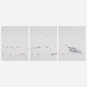 NIEDERMAYR Walter 1952,Mittel Allain IV (triptych),2000,Los Angeles Modern Auctions US 2023-12-01