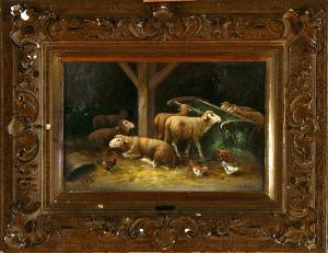 NIEL Robert 1800-1900,In a stable,Bruun Rasmussen DK 2007-11-12