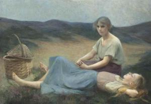 NIELS Wilhelmine Charlotte 1866-1943,A rest in the dunes,1901,Christie's GB 2016-05-17