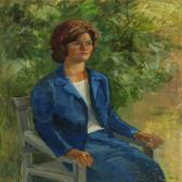 NIELSEN Emil 1897-1973,Portrait of a young woman,Bruun Rasmussen DK 2014-05-19