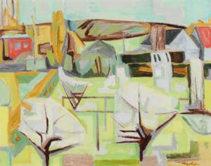 NIELSEN Helge 1893-1980,\“Haven i maj\”. The Garden in May,Bruun Rasmussen DK 2024-04-02