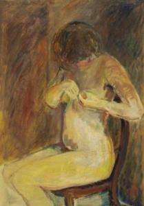NIELSEN Pieter Ingermann 1908-1995,Female nude model,Bruun Rasmussen DK 2018-11-06