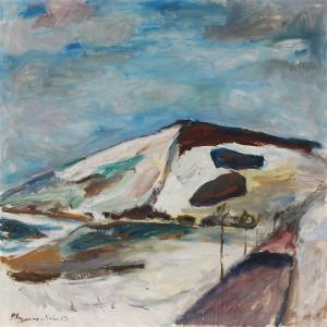 NIELSEN Pieter Ingermann 1908-1995,Landscape, winter,1957,Bruun Rasmussen DK 2015-09-21