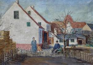 NIELSEN Svend 1908-1993,Fishermen's cottages,1951,Bruun Rasmussen DK 2022-08-04