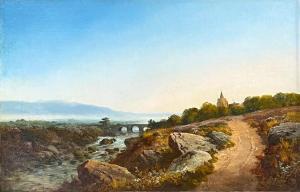 NIEMANN Edmund John 1813-1876,Coastal Scene Near Scarsdale Yorkshire,Lando Art Auction CA 2024-02-25