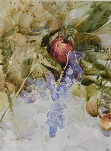 NIEMIEC Paul W,Still-Life of Grapes,1995,Rachel Davis US 2014-03-22