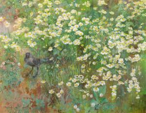 NIESTLÉ Jean Bloé 1884-1942,Coucas dans champ de marguerites,1909,Lempertz DE 2025-05-30