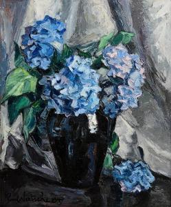 NIETSCHE Paul 1885-1950,Still Life - Vase of Flowers,1947,Morgan O'Driscoll IE 2024-04-09