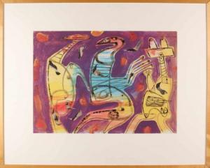 NIEUWENHUS Jan 1922-1986,Modern abstract figurative representation,Twents Veilinghuis NL 2018-07-13