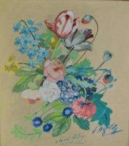 NIFONTOFF Nicolas 1915,Bouquet de fleurs,Pays de Fayence FR 2014-03-09