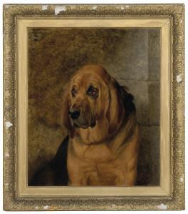 NIGHTINGALE Basil 1864-1940,A bloodhound,1892,Christie's GB 2023-02-09