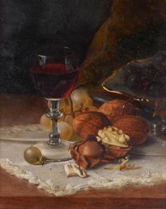 NIGHTINGALE Robert 1815-1895,The After Dinner Table - Still life,1875,Bellmans Fine Art Auctioneers 2022-10-11