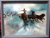 NIGHTON E.E 1900,Russian sleigh scene,1900,Bellmans Fine Art Auctioneers GB 2016-10-29