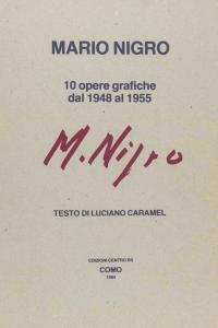 NIGRO Mario 1917-1992,Mario Nigro,1984,Martini IT 2019-03-26