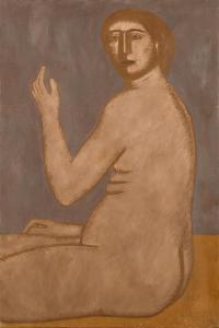 NIKOLAOU Nikos 1909-1986,Femme nu assise,1978,Cornette de Saint Cyr FR 2023-11-22