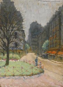 NILOUSS Peter Alexandrovitch 1869-1943,RUE BOIS-LE-VENT, PARIS,1924,Sotheby's GB 2016-06-07