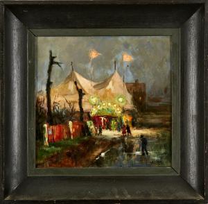 NILSSON Ernst 1892-1937,Cirkus,1933,Uppsala Auction SE 2018-08-28