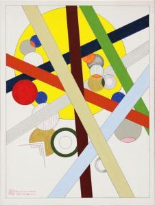 NISBET Earl 1926,Geometric Abstraction,2009,Clars Auction Gallery US 2010-03-14