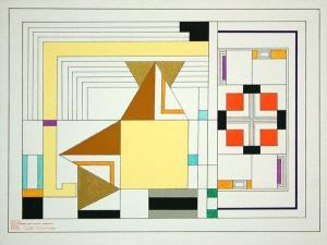 NISBET Earl 1926,Geometric Abstraction,Clars Auction Gallery US 2009-12-06