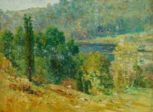 NISBET Robert Hogg 1879-1961,A Glimpse of the Lake,Shannon's US 2024-01-18