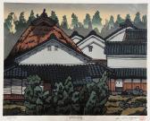 NISHIJIMA Katsuyuki 1945,View of a village,Mallams GB 2016-04-27