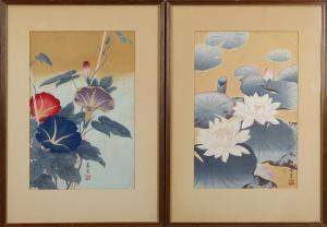 NISHIMURA Hodo 1930,Morning Glories,Clars Auction Gallery US 2018-06-16