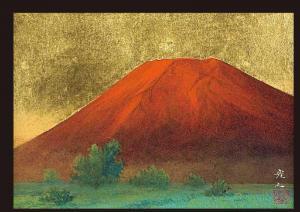 NISHIMURA Kojin,Mt.Fuji in Red,Mainichi Auction JP 2009-06-06