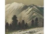 NISHINO Shinsen,Highland in the snow,Mainichi Auction JP 2018-11-30