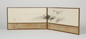 NISHINO Shinsen,Mt.Fuji(byobu for tea celemony),Mainichi Auction JP 2022-08-19