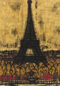 NISHIYAMA Hideo 1911-1989,Eiffel Tower,Mainichi Auction JP 2023-01-13